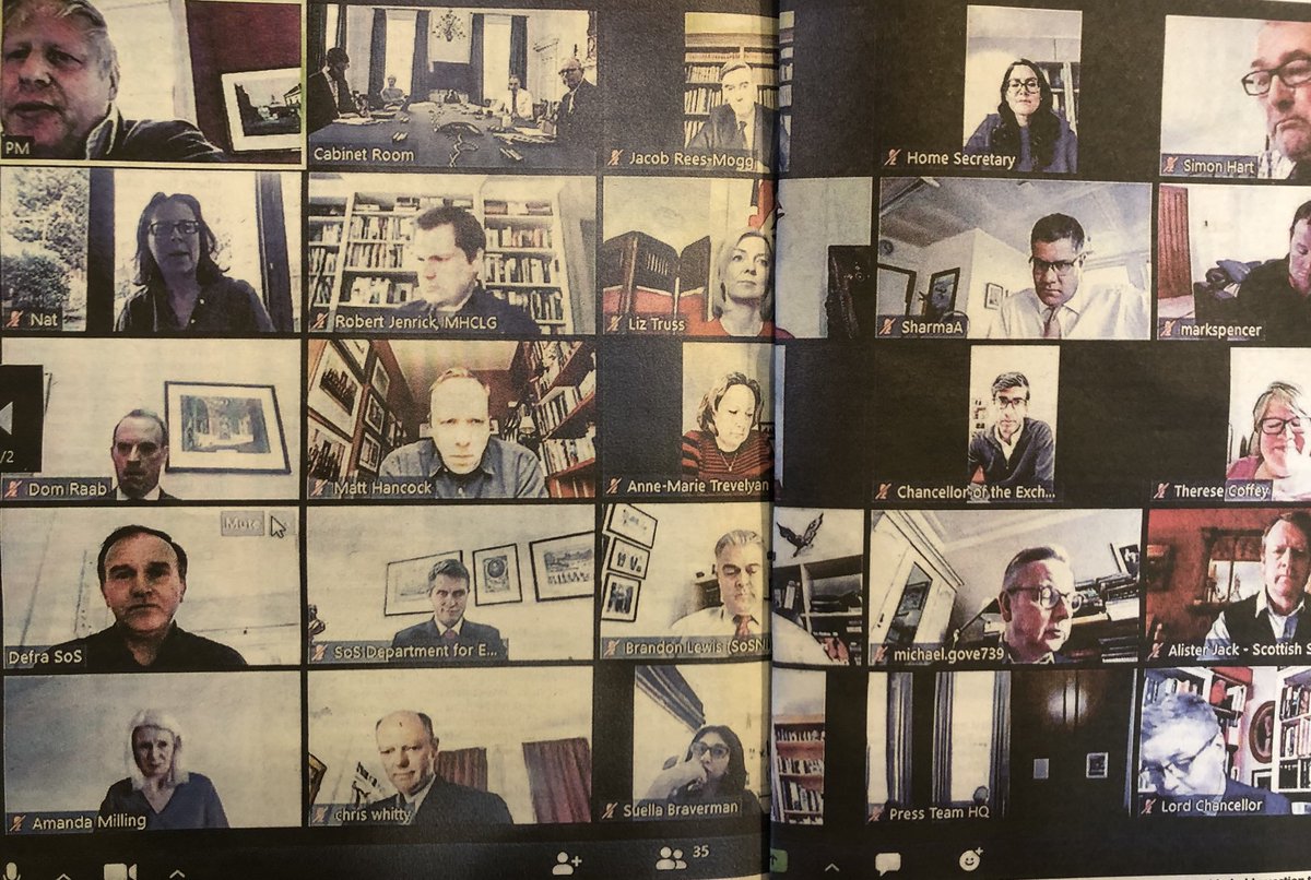 Not a reassuring picture. This has to be the least talented government for 75 years, facing the most serious crisis, with no Parliamentary scrutiny (something which never happened even in WW2) and at the moment no functioning Opposition