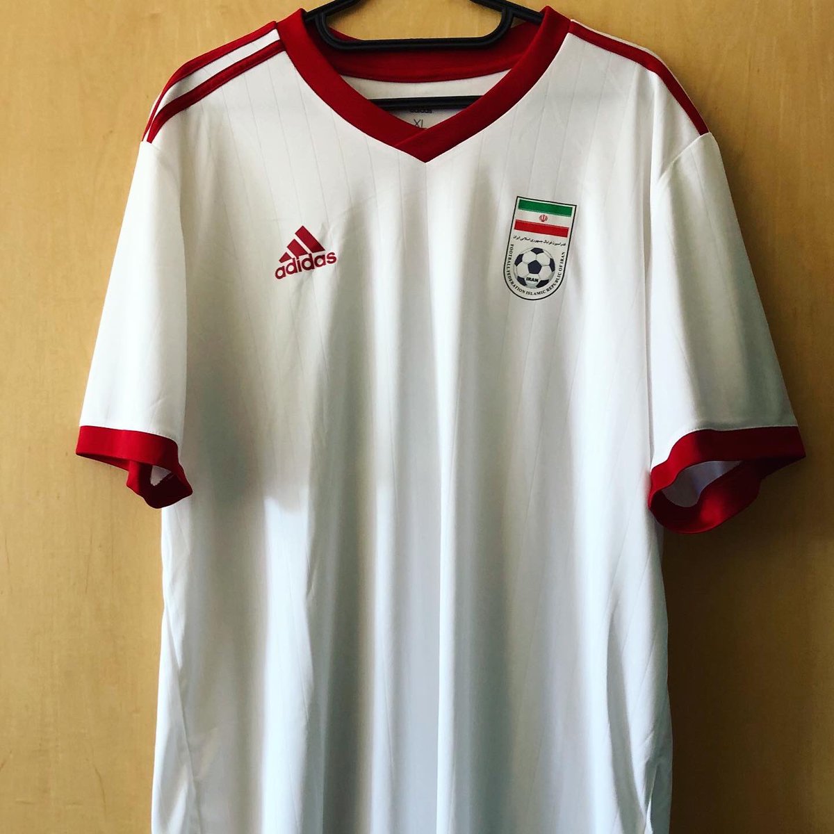 IranHome Kit, 2018Adidas, unofficial replicaI started seriously getting into football shirts by deciding I’d start collecting one from every country I’ve visited.Sadly, I didn’t buy one in Iran when I went there in 2015, so I got this from ebay, a decent enough replica