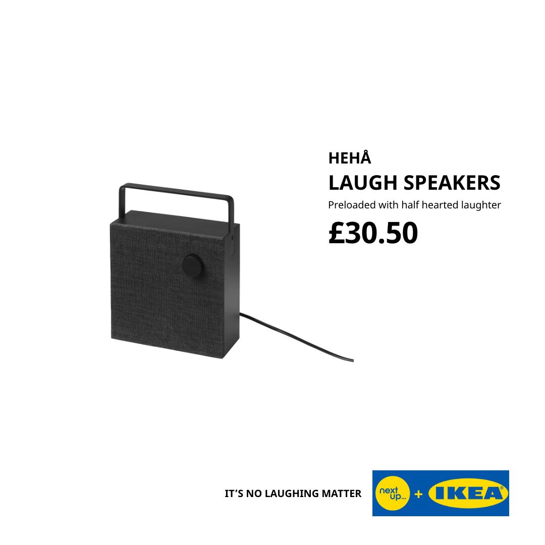 nextupcomedy's tweet image. The products in our range: