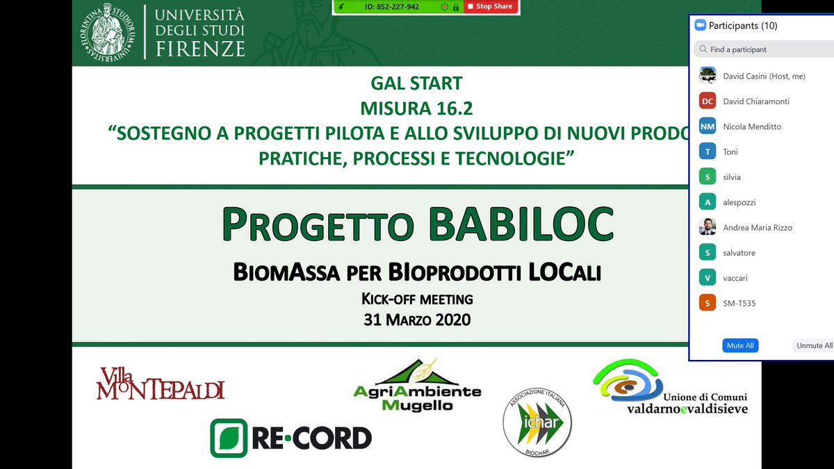 recordbioenergy's tweet photo. Yesterday BABILOC kick off meeting. The projecy impulses RE-CORD innovative carbonization technology transfer to SME in #Mugello and #Chianti Tuscany areas to improve their competitiveness through the developement of new #charcoal derived bioproducts 🌱 #biochar #bioeconomy https://t.co/uogkaDhYOX