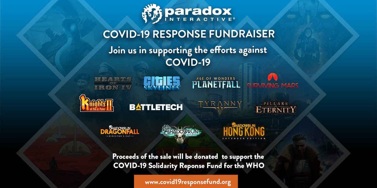 Cities Skylines Paradox Interactive Is Supporting The Relief Efforts Against The Covid 19 Pandemic With A Fundraiser Sale On Steam And Cities Skylines Is Included Help By Staying Home And By