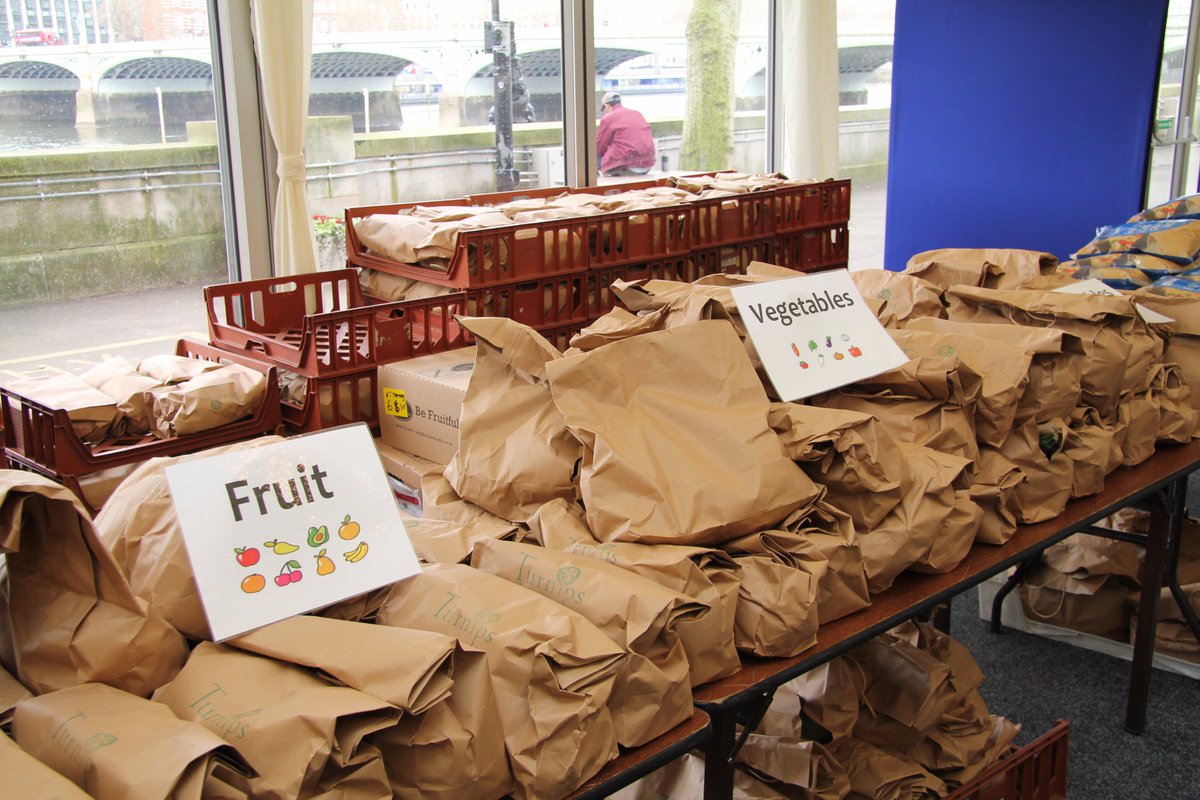 Today we opened our pop-up emergency supplies food support service at St Thomas' Hospital marquee for staff who are struggling to get to the supermarket at the moment.

All items have been kindly donated or purchased by <a href="/GSTTCharity/">Guy’s & St Thomas’ Charity</a> and are available to staff for free.

#TeamGSTT