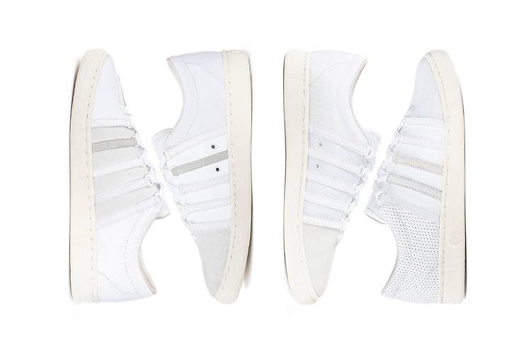 KenAshimoto's tweet photo. #Commonwealth #KSwiss #Classic66 。 #コモンウェルス #ケースイス #クラシック66 。それぞれのパーツの素材がそれぞれ革、人工革、スエード、生地と違うだけで色は同じなんだけど、素材感の違いだけで色差を、もっと言うと奥行きを出している。本当、コモンウェルスのコラボは毎回良いよなぁ。。。 https://t.co/XBigANBTe9