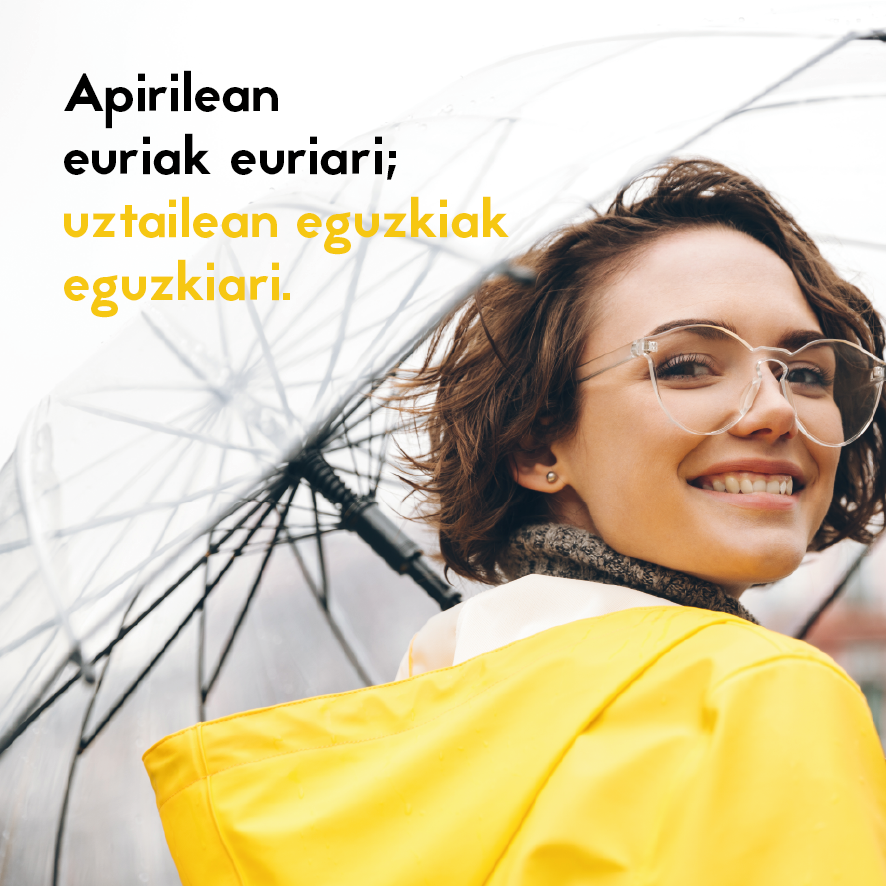 baiandby's tweet photo. Esaera zaharrak dioen bezala: “apirilean euriak euriari; uztailean eguzkiak eguzkiari.” Uda polita izango dugu aurretik beraz.
Euskera e inglés a toda máquina con #baiandby https://t.co/lA5wmihWZB
#YellowFeeling #BizipenHoria #esaearazaharrak #baiandby https://t.co/t6WXgZQIYE