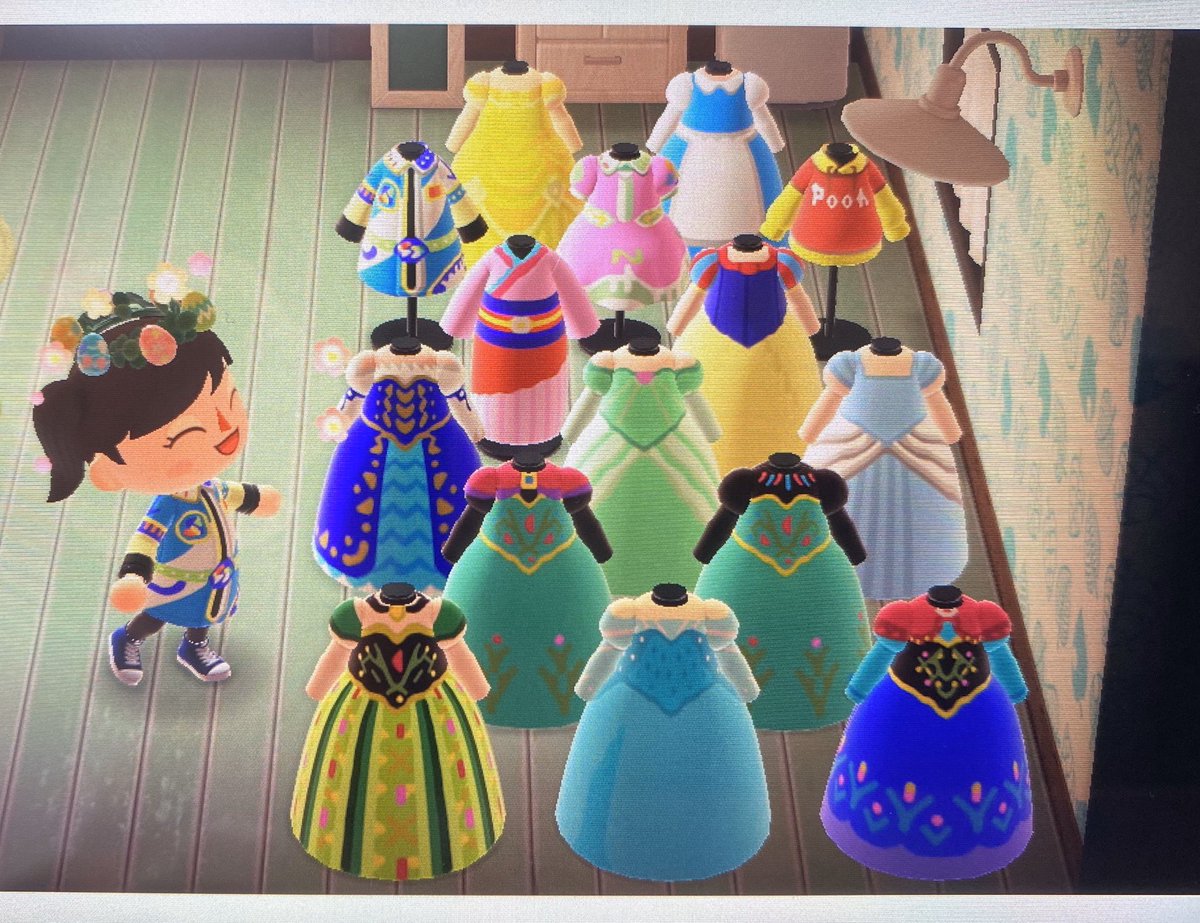 Akane はっぴーいーすたー あつ森イースター始まったので うさたまの服作りました 画面直撮りですが W ディズニーと鬼滅 マイデザイン作るの好き 自己流w 好きなゲームは引きこもり徹夜ガチ勢 が外出自粛した結果 プレイ時間が100時間を