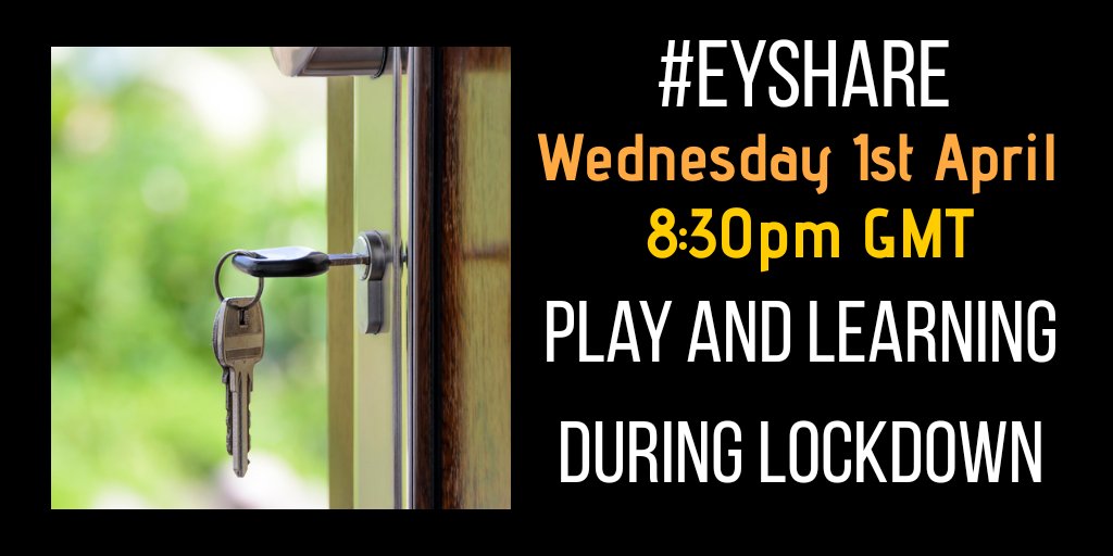 EarlyYearsIdeas's tweet photo. Don't forget that tonight is #EYshare night!
#EYMatters #ecechat #eyff #eyfs #eyfstwitterpals #kinderchat #eytalking #earlyyears #ukedchat #scotedchat #eytwittertagteam #edublether #parenting #childcare #childminder https://t.co/emtt2mG0QJ