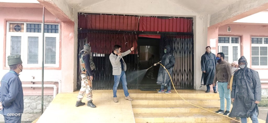 Team Municipal Council Ganderbal under the chairmanship of President MC Ganderbal launches fumigation, Sansitization drive at Nunar ITBP Camp.
<a href="/DrJitendraSingh/">Dr Jitendra Singh</a>