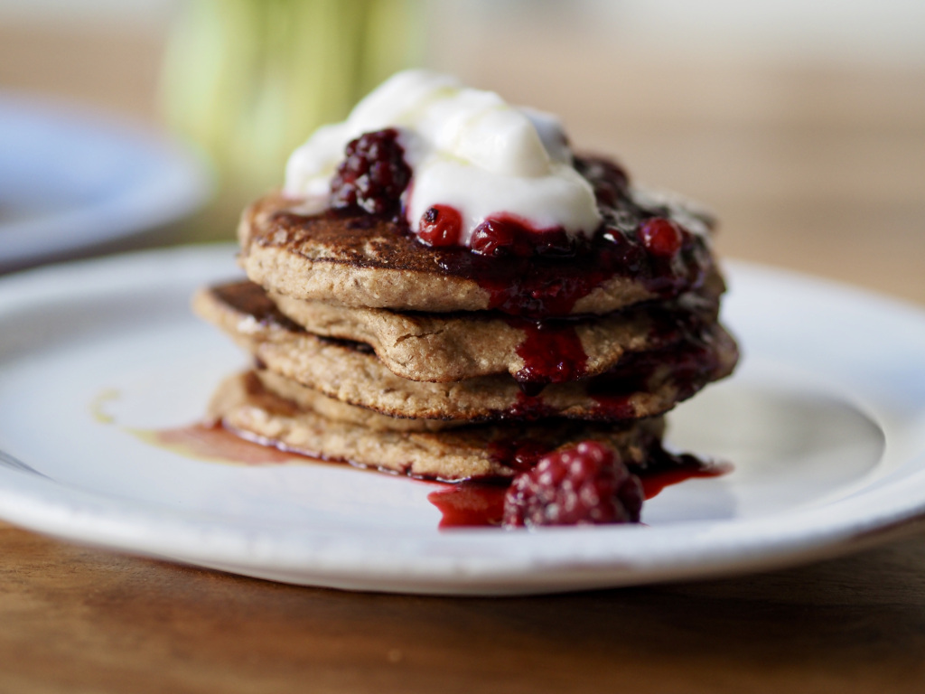 Bananen Pancakes marymedeli.com/2020/04/01/ban…