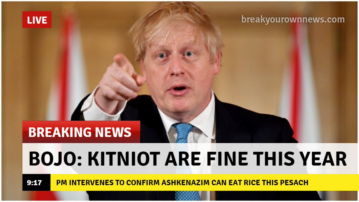 schogblog's tweet photo. Finally the news that Ashkenazi Jews have been waiting for! #Pesach #Passover #kitniot #riceisnice https://t.co/bg25C2OXZH