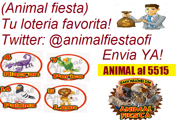 LO MAS FIJO PARA (ANIMAL FIESTA) TU LOTERIA FAVORITA INGRESA YA! EUgdWh3XgAI8Uif?format=png&name=small