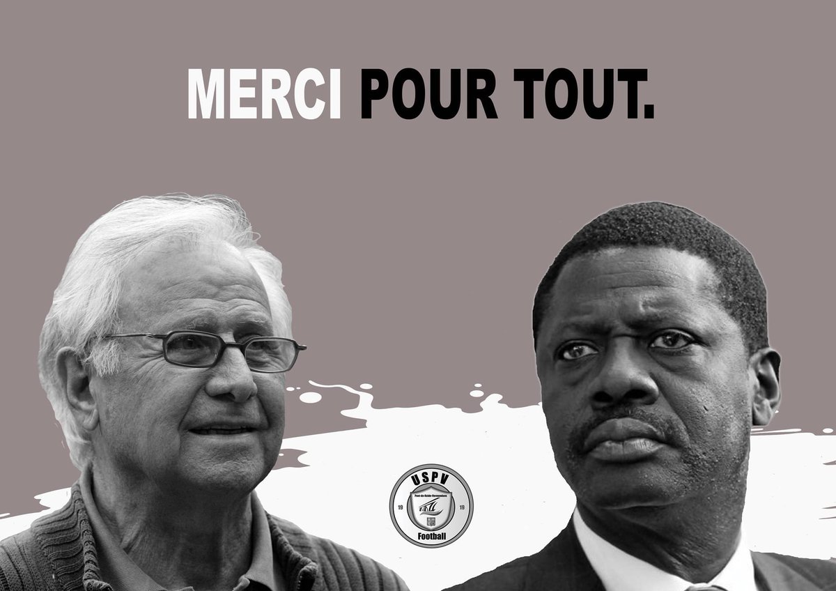 Uspvfootball's tweet photo. Deux légendes. #RIP #Diouf #Hidalgo https://t.co/c8KebS3zUr