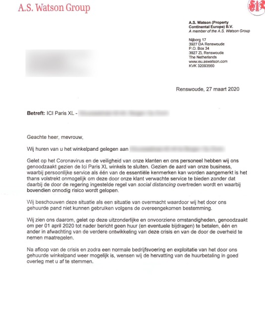 renelukassen's tweet image. Hoi. Hier de eigenaar van Kruidvat, Trekpleister, ICI Paris en andere winkelketens. U verhuurt ons n pandje. Maar ja. Corona. We betalen u dus even geen huur. Ja, dat leest u goed. Geen huur. Nul. Niks. Noppes. Nada. U begrijpt t vast. Gezien onze goede huurrelatie.