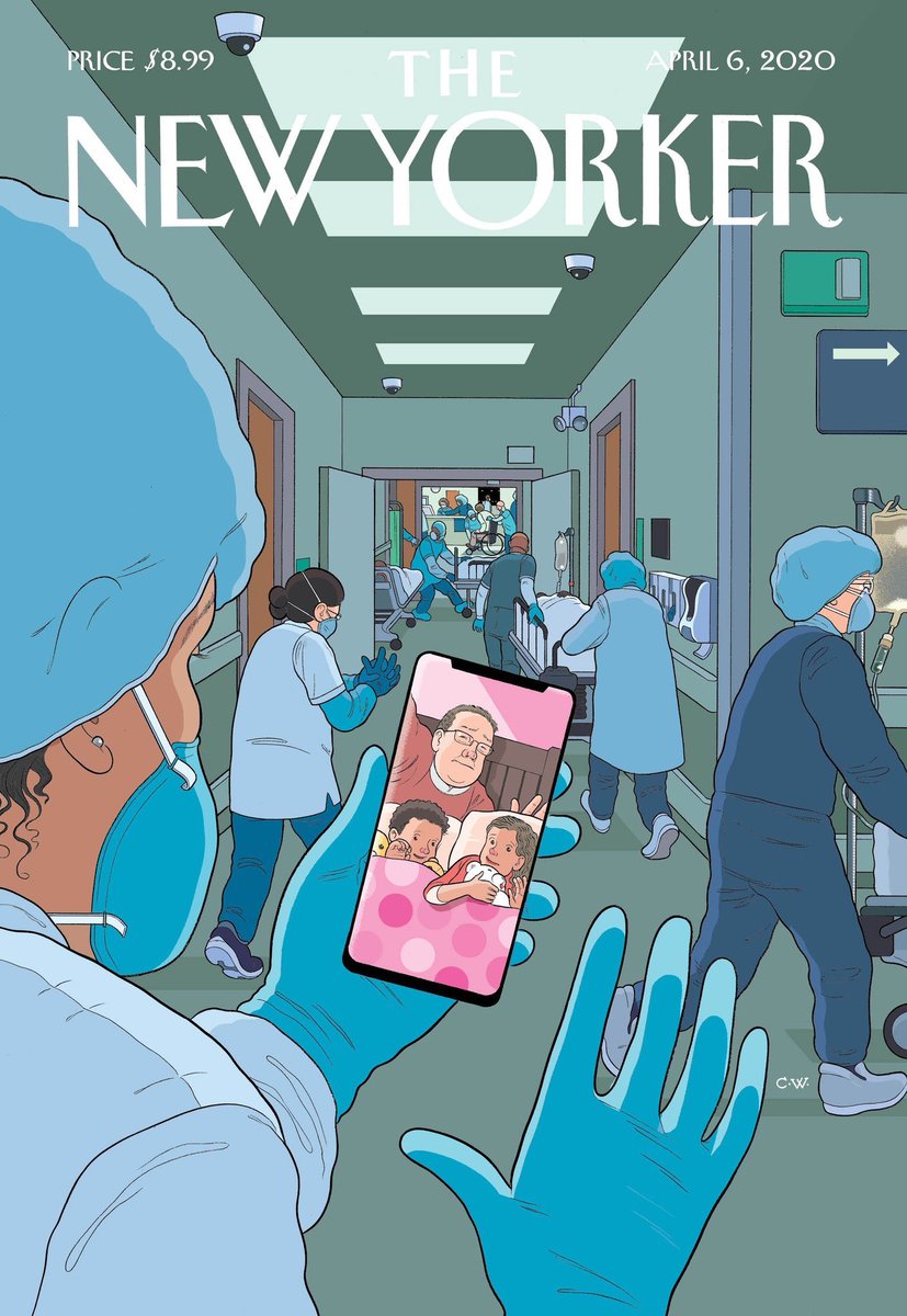 diazolam's tweet image. Maravillosa portada del número de abril de "The New Yorker"❤️
(autor: Chris Ware)

#YoNoPuedoQuedarmeEnCasa