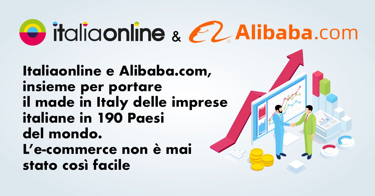 Per esplorare nuove opportunità: 190 paesi e nuovi mercati, 18 milioni di compratori.
Contattaci italiaonline.it/corporate/cont…
#digitale #ecommerce #b2b