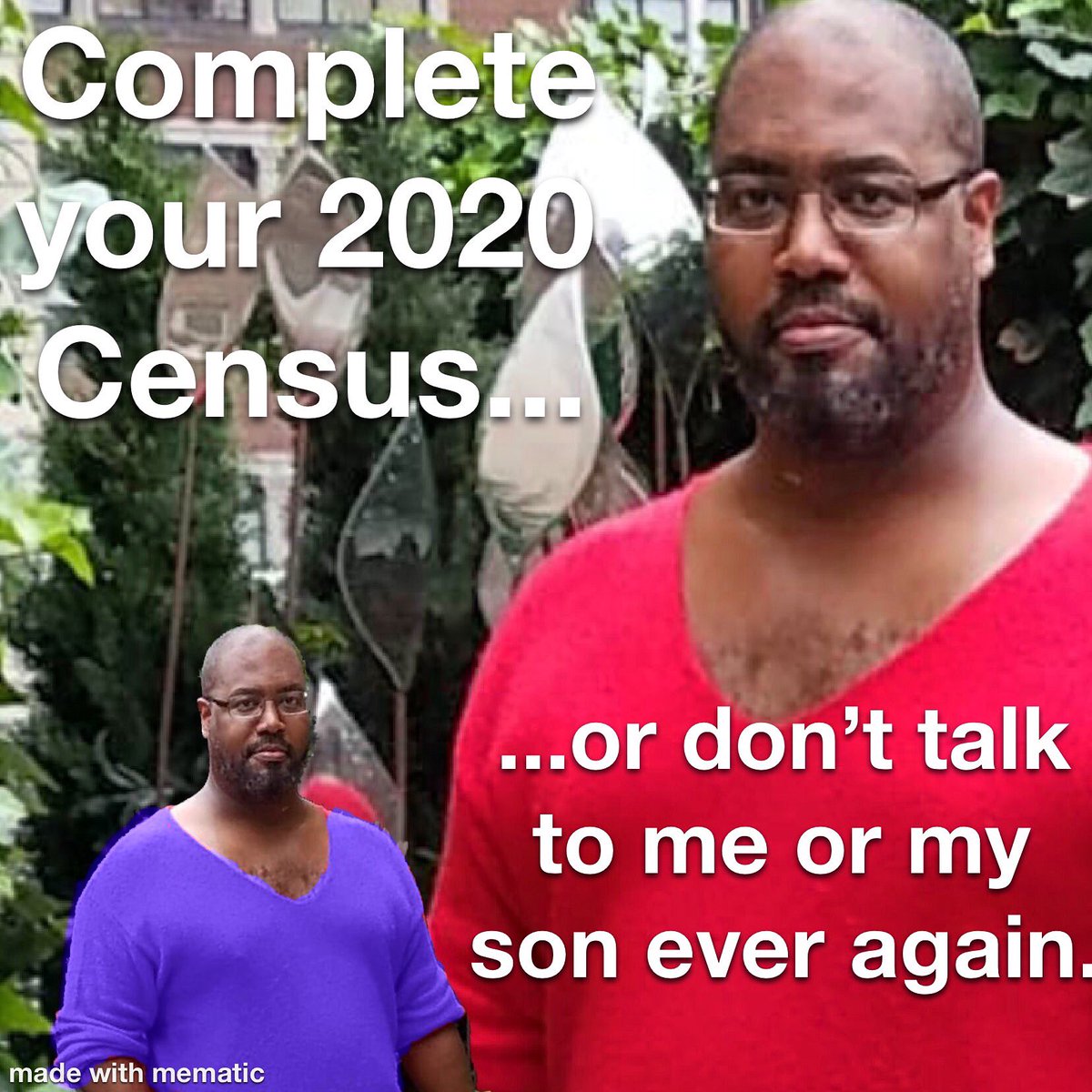 Geminius's tweet photo. It’s Census Day, remember to make it count...from home. (& let our heroes do their jobs.) #census2020 #nyc #quarantine #learningthroughplay #adobemix #learningsomethingnew https://t.co/Vbou7N0VNj