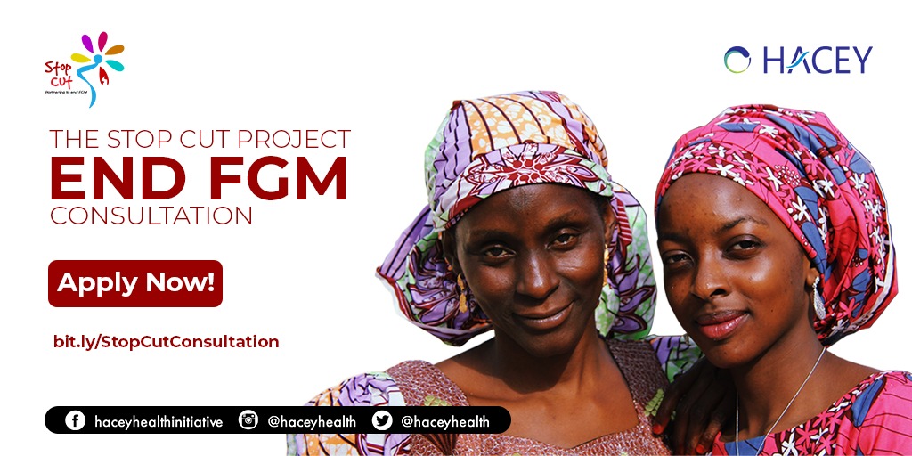 haceydev's tweet photo. Join the Stop Cut Project Consultation as we seek to engage individuals, CSOs and NGOs on ways to take action to end FGM.
Register to be a part of the Stop Cut Project consultation in Ekiti, Osun and Oyo states at:
https://t.co/kxVjFOpAn4
#StopCutProject #EndFGMNow #girlchild https://t.co/vv9Zb7nd5u