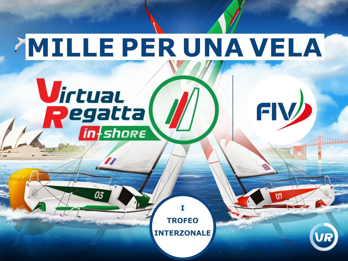 FraEttorreFIV's tweet photo. 1 TROFEO INTERZONALE E-SAILING “MILLE PER UNA VELA" 
 
In questi giorni la vela virtuale ci aiuta a far vivere ugualmente la passione per lo sport più bello del mondo!

Iscriviti qui ➡️ https://t.co/kVLmstswWx https://t.co/qQb2IhKuSr