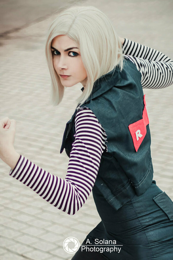 Android 18 Lazuli ラズリ C18 人造人間18号 Cosplay コスプレ tweet media