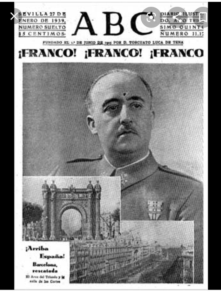 Panik81's tweet photo. Los periódicos que nos decían que Franco y Hitler eran muy buenos, son los mismos que nos dicen que Pablo Iglesias es muy malo. https://t.co/e96uKVF8Th