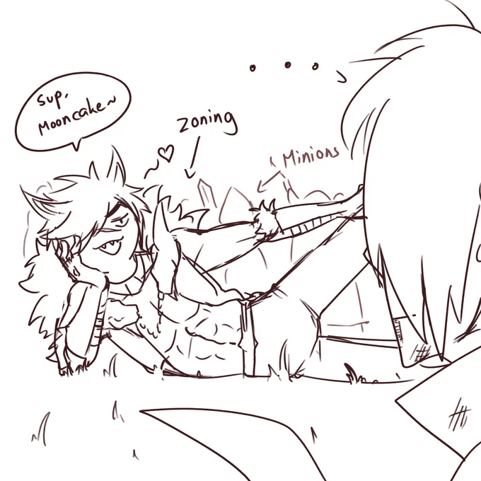 This is my contribution the #Settphel fandom. 

To be an ADC being zoned by a brick wall of a brawler 