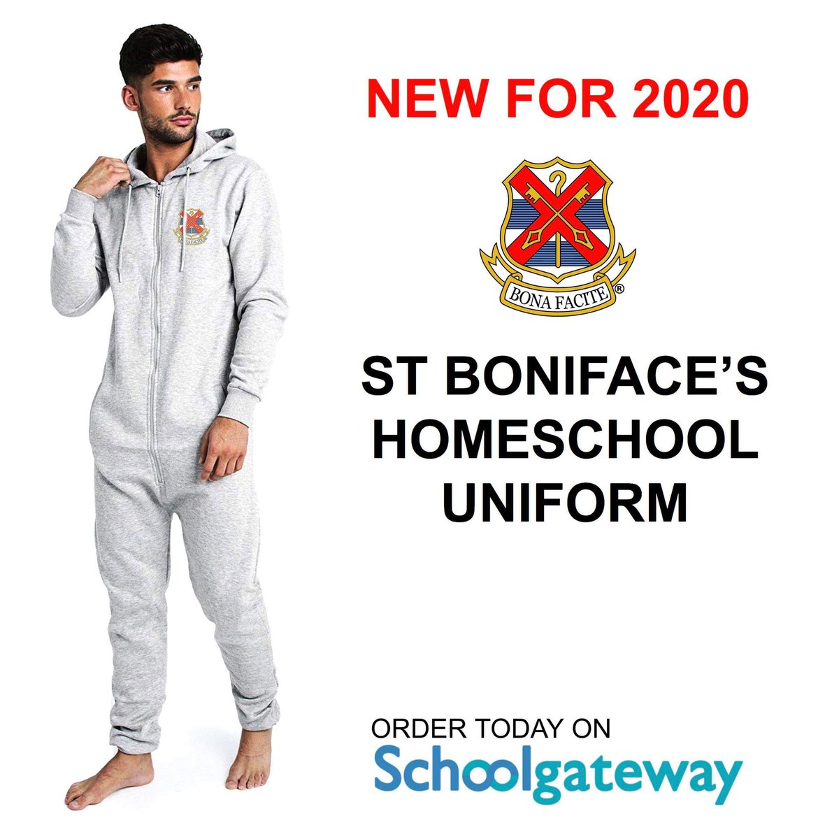 After receiving several requests from parents for more formality around learning at home - we’re pleased to announce the new St Boniface’s Homeschool Uniform! Order on SchoolGateway.com today! Limited stock. #homeschool #uniform #bonafacite #dreambelieveachieve #CASTschools