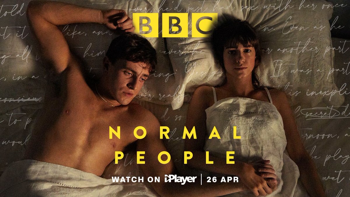 All episodes of the beautiful &amp; intoxicating #NormalPeople will be available on <a href="/BBCiPlayer/">BBC iPlayer</a> from April 26th. 

We can't wait for you to watch!