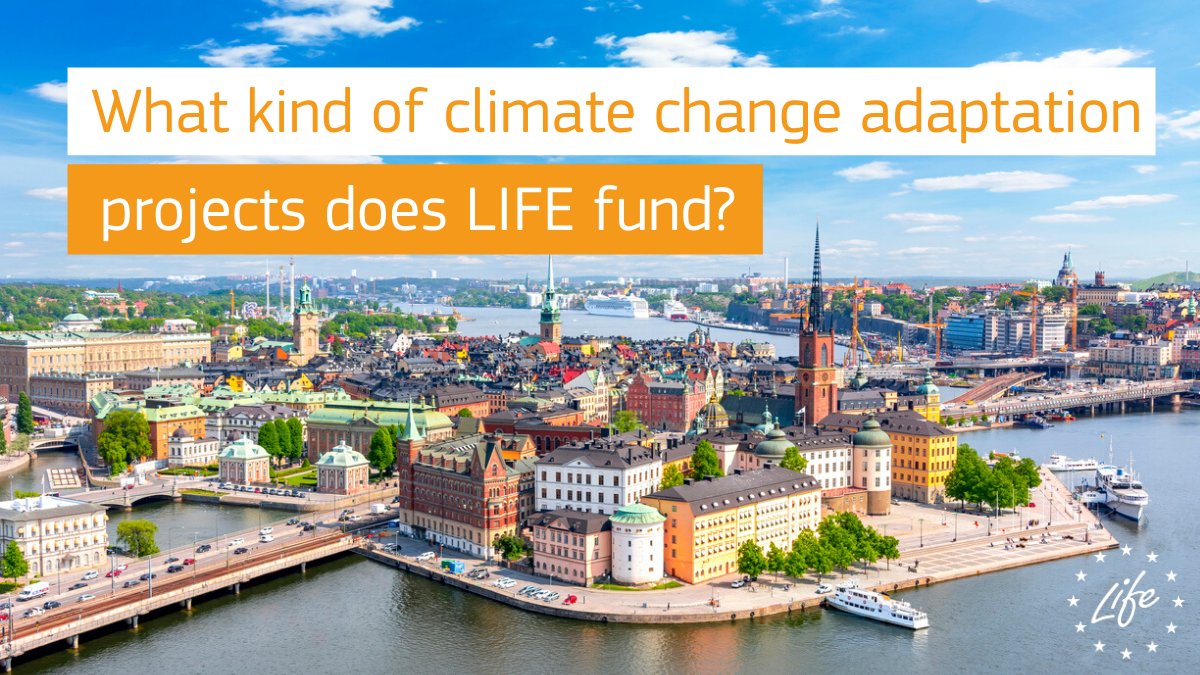 Tomorrow we will launch the 🆕 #EULife20 call for project proposals.
Would you like to contribute to making Europe more climate-resilient? Discover our #climatechange adaptation projects and get some ideas for your own #LIFEproject! ➡️ europa.eu/!CJ77vh

#ClimateAction
