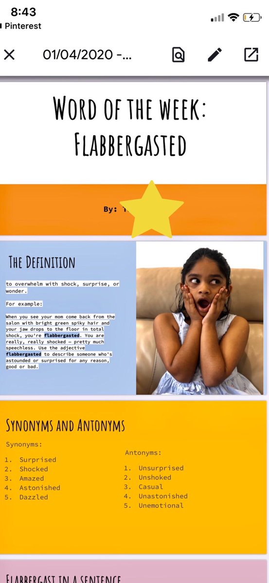 Learning is still happening, in our Adobe Connect lesson today we learnt about our word of the week, this is what one of my kids creating in their independent activity. #Learningathome <a href="/rosehillps/">Rosehill PS</a>