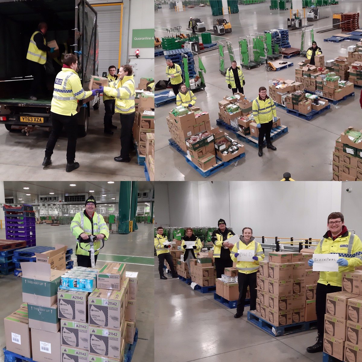 All hands to the pump! All of this food ⬇️ is on its way to hubs across the county that are supporting the most vulnerable during the #COVID19 outbreak. Huge 👏🏻 to everyone involved who has been working so hard to make this happen.