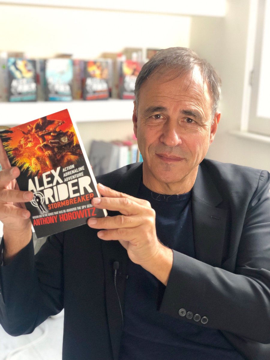 authorfy's tweet photo. 💥⭐️ BIG NEWS! ⭐️💥

We’ve got a brand new author masterclass with multi-million bestselling author @AnthonyHorowitz! 

Access all of Anthony’s videos &amp; resources for free at https://t.co/3ewKEH62fr

📚 Want to WIN a signed set of #AlexRider books? RT before 14.04.20 to enter! https://t.co/rGYRkh9TZ8