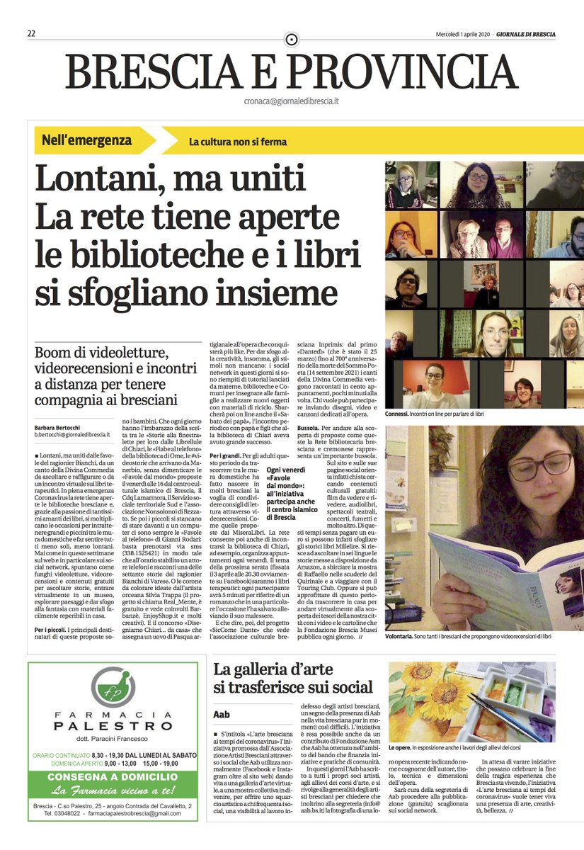 #RBBCconvoi
La cultura resta. La RBBC c'è
