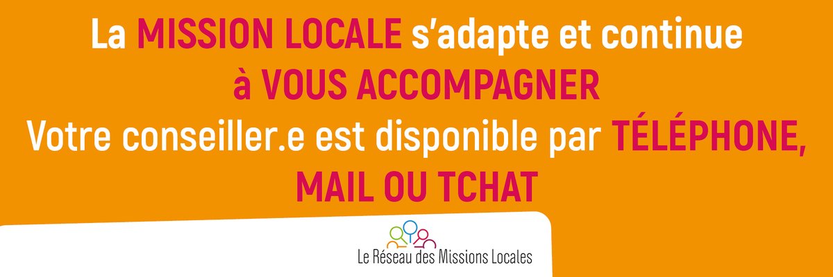 mlcornouaille's tweet photo. #CONFINEMENT

Votre Mission Locale continue de vous accompagner ! https://t.co/t1gir44Ui1