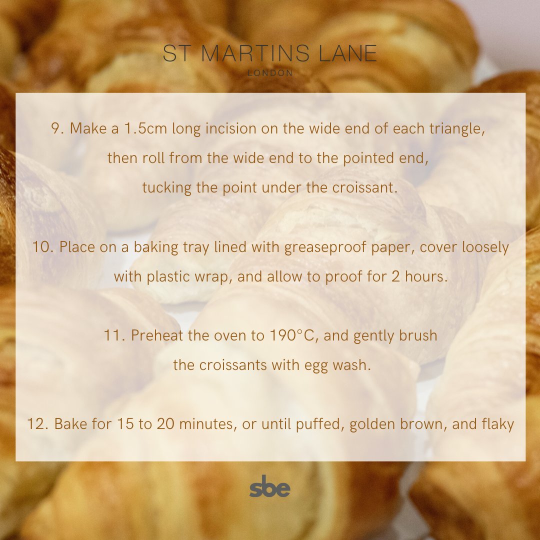 Is a hotel breakfast complete without a side of pastry? Buttery and delicious by nature, here's our recipe for the perfect croissant which can be enjoyed from the comfort of your own home.