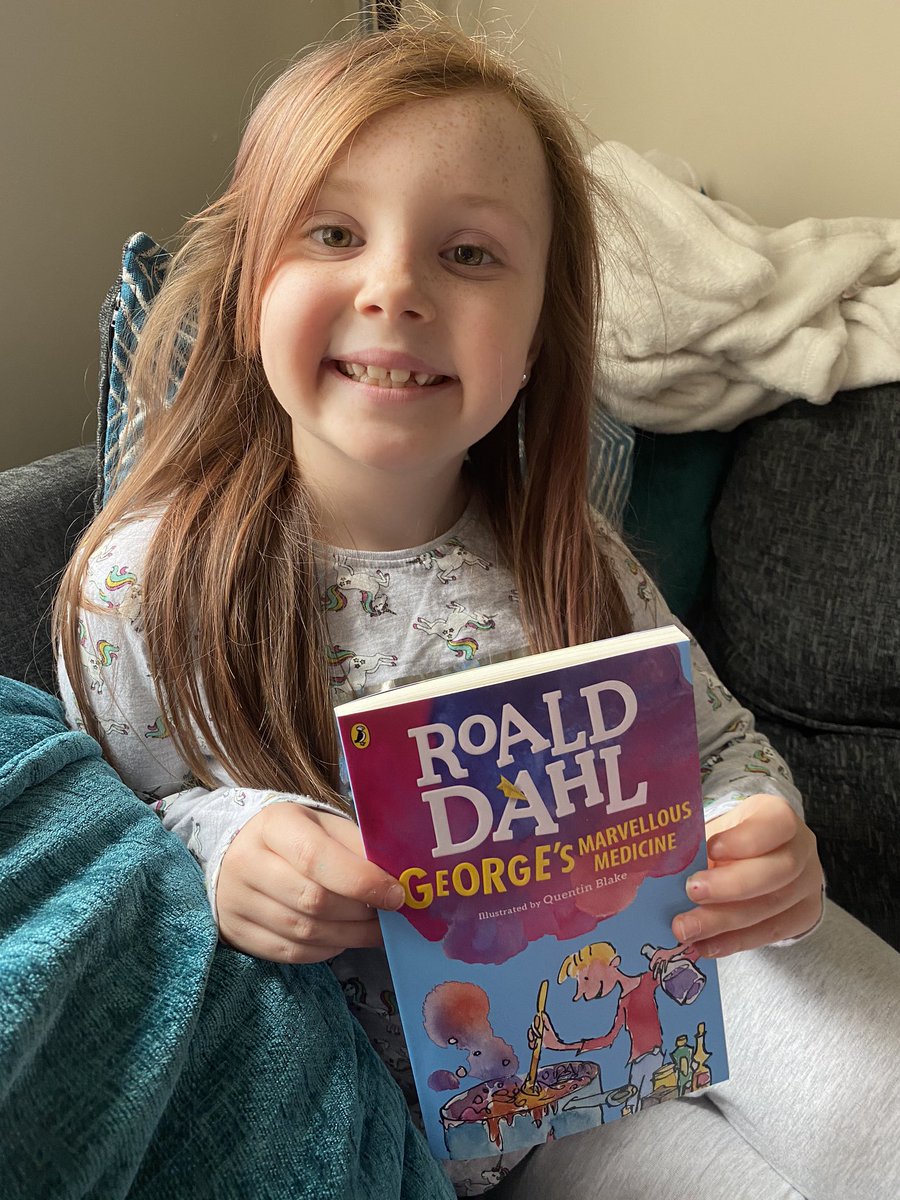 Minter_SarahJ's tweet photo. And a couple of chapters of #georgesmarvellousmedicine @Class2L_WS @school_ws #busytoday https://t.co/DogsP7c3Po