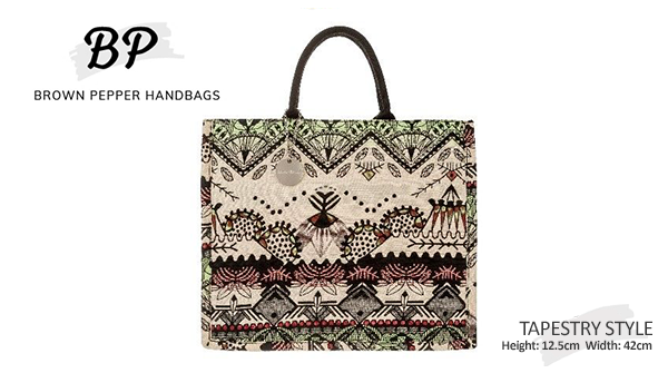 BrownPepperHB's tweet photo. Tapestry Look fun, fun, fun! 😍

Large Handbag with inside pocket with Top zip enclosure

Be inspired - transform your bag collection. 👜

https://t.co/k4IfJRQcDS

#WednesdayVibes #handbag #brownpepperhandbags #fun https://t.co/vVNSlCaZq3