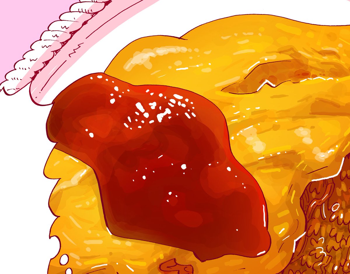 良いオムライスが描けた スキマ飯 谷口 菜津子のイラスト 良いオムライスが描けた スキマ飯 谷口 菜津子のイラスト