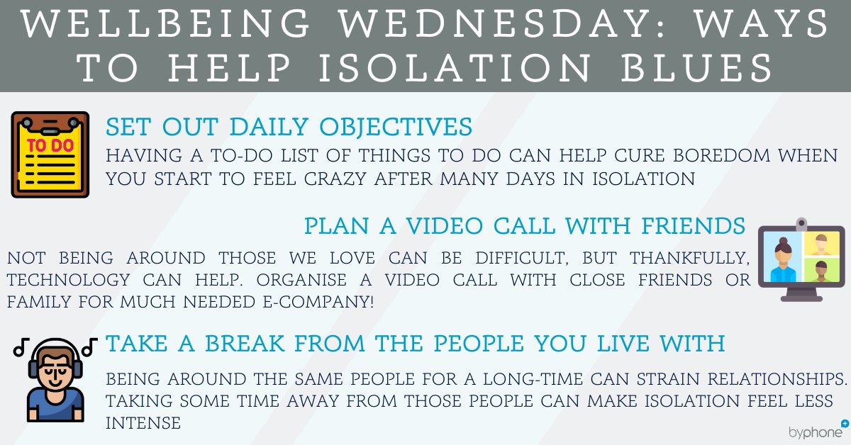 Every Wednesday is #wellbeingwednesday. We will give tips on productivity and wellbeing as we battle through the long-winded isolation period!  🧠 ♥️
#wellbeingwednesday #remoteworking #workingfromhome #emergencyremoteworking #remoteworkathome #voip  #wellbeing #productivity
