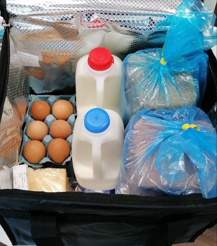 MulberryParkHub's tweet photo. First delivery of the day...Give us a call on 01225 436869 to order your essential groceries that can be delivered to your door with no contact! Don't forget The Cafè @ The Hub menu is available too! #StaySafe https://t.co/GcNmhhsAZp
