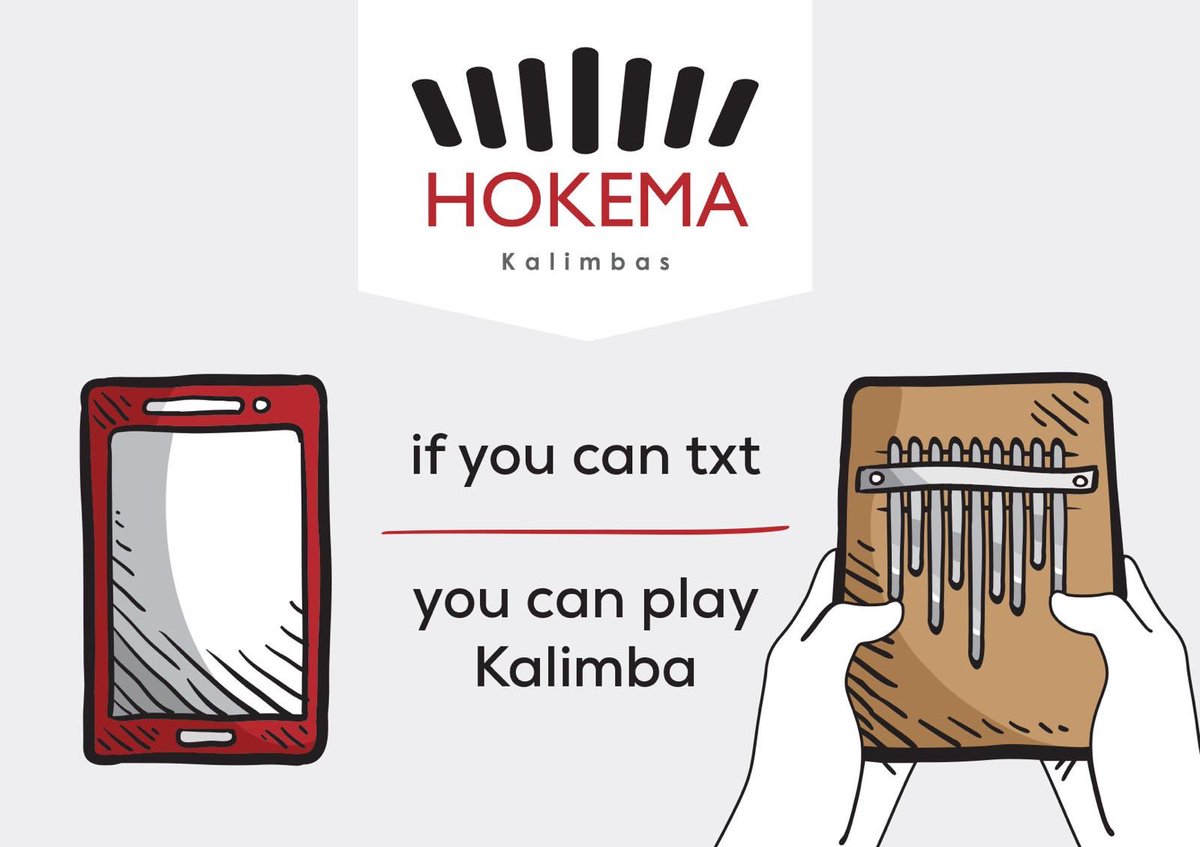 HokemaKalimbas's tweet photo. If you can #text you can play #Kalimba!                                                   #StayHome #AndPlayKalimba #1April https://t.co/CRPWBOQ4sP