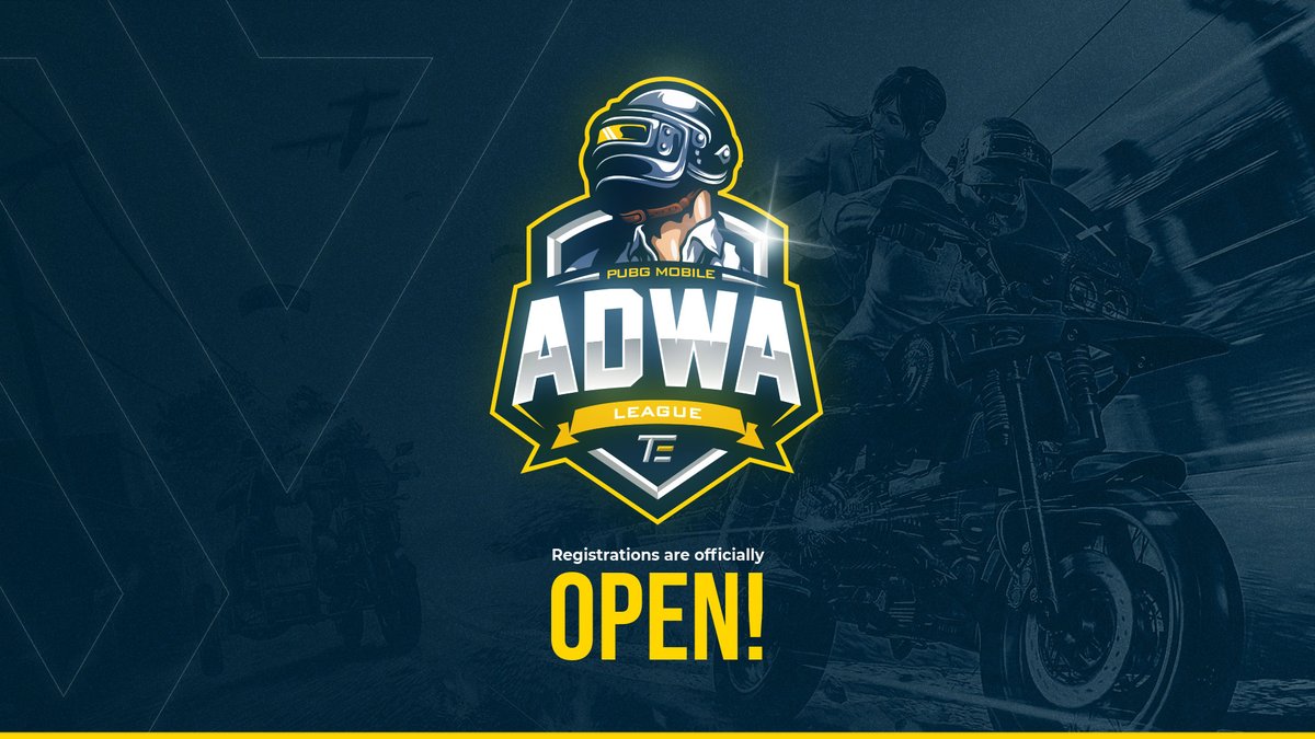 AdwaGaming_'s tweet photo. PUBG Mobile Adwa League REGISTRATIONS ARE OPEN!🎉

Secure your spot on the Battlezone and get ready to go head-to-head with worthy contenders for your share of R10 000!💰

👇Register now👇
https://t.co/e3qOiXD84F

#GoingBeyond @TechfestExpo #PUBGMOBILE #gaming #esports https://t.co/2PPxZyc2uU