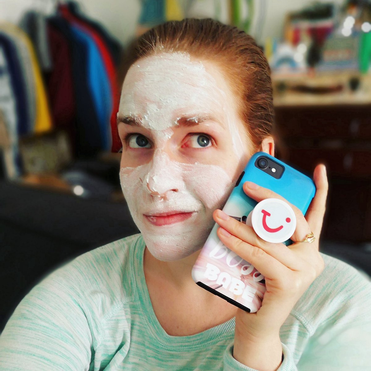 Bethany_Wanders's tweet photo. "Work from Home Spa, Bethany speaking."

#COVID19 #StayAtHome #ladyboss https://t.co/ezMPZmTWB7