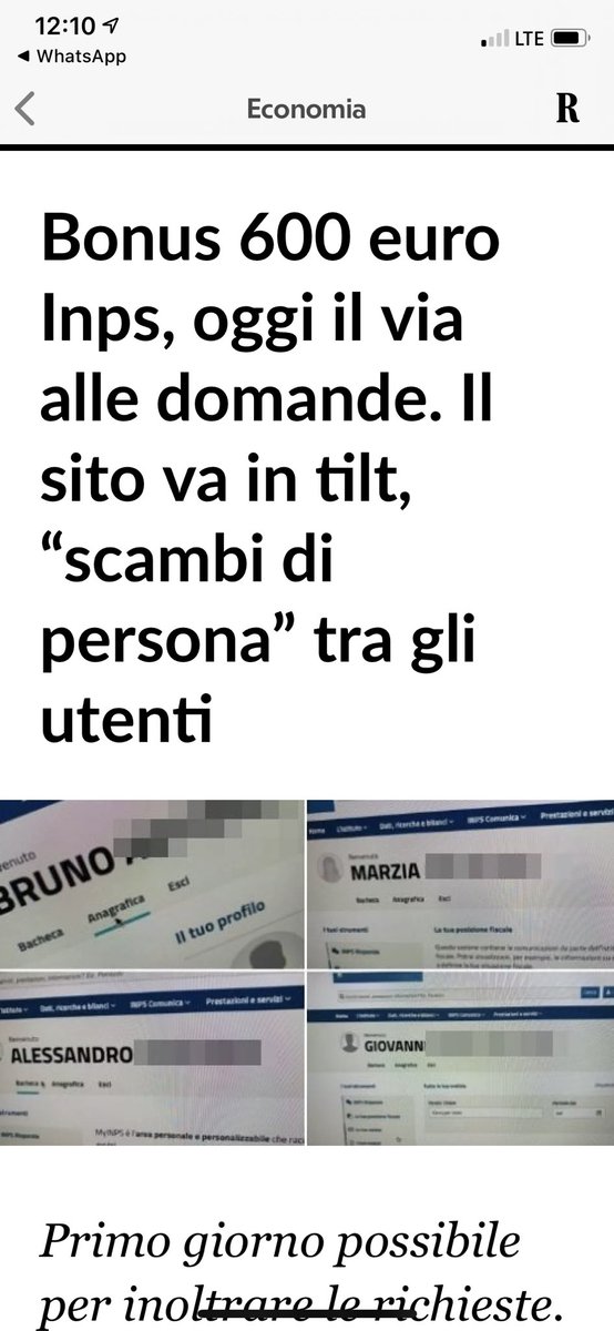 JedJds's tweet photo. Questo succede quando si paga poco la catena di fornitura (che tende quasi a infinito) e le Skills necessarie non sono adeguate (palese non gestione della concorrenza, IMHO)...
Oppure (fair mode on) quando la stanchezza del team che corre da giorni tende a infinito.. #INPSdown https://t.co/SNWc3XBFkN