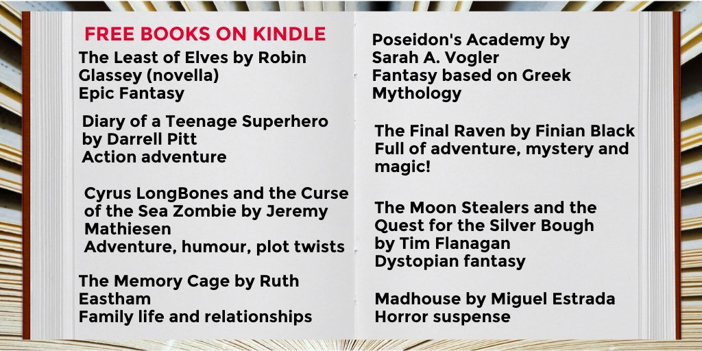 AGSPWMLibrary's tweet image. Some more free books currently available on Kindle. There are a lot of free books available, so even if your children do not have a kindle they can download the app and get reading!