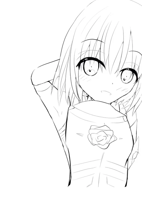 ただ今線画最中のメイプルちゃんです。
着彩、楽しみ〜
#防振り #絵描きさんと繋がりたい 