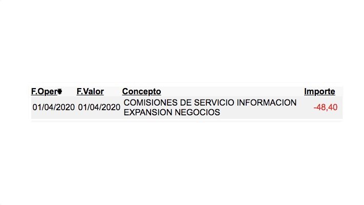 Un aplauso para <a href="/BancoSabadell/">Banco Sabadell</a> que en estos momentos tan favorables para los autónomos decide cobrar esta comisión. 

Una comisión que, dicho sea de paso, nunca he entendido y de la que cada año me quejo. 

Ole vuestra sensibilidad ...