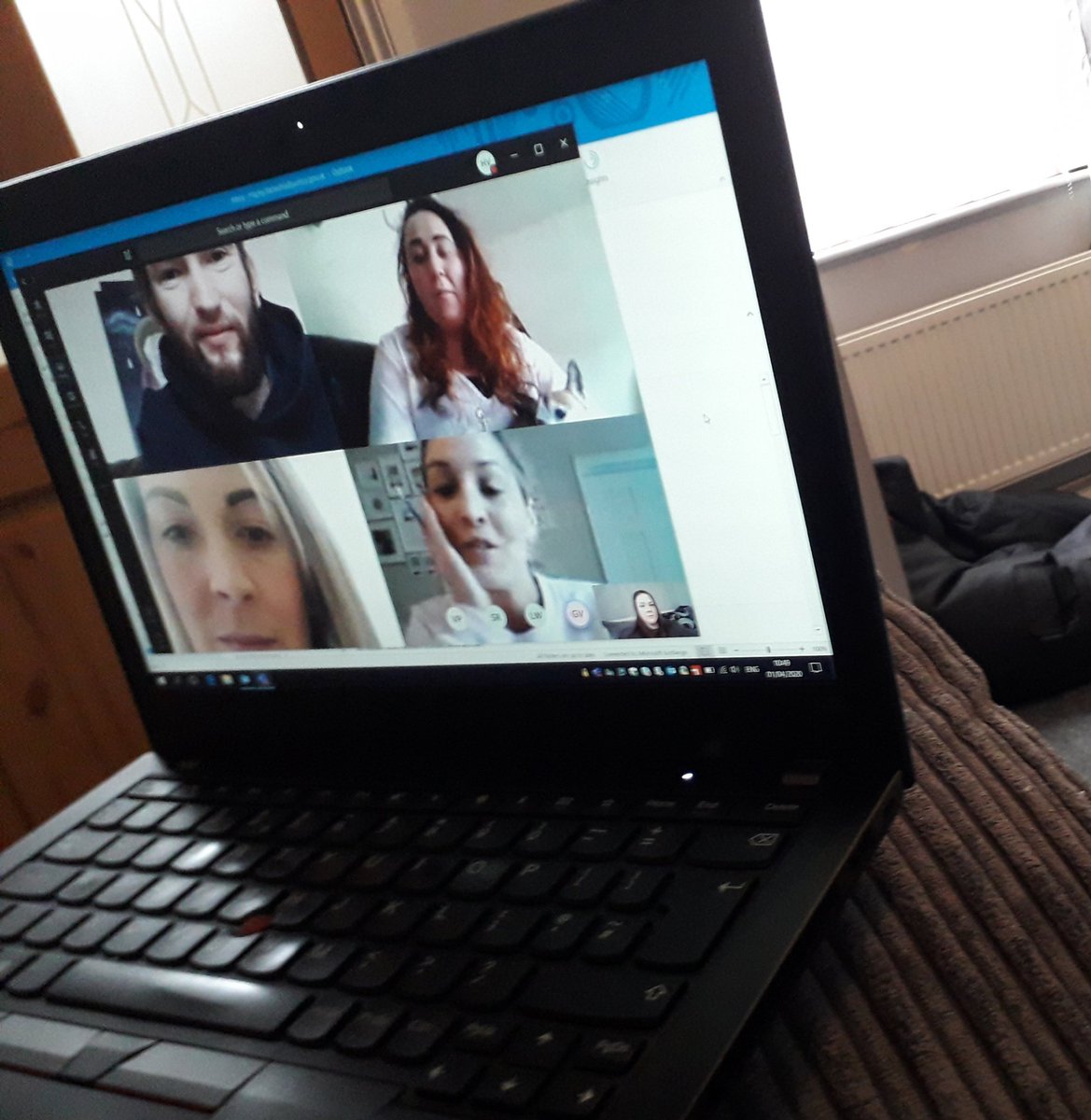 P3LinkworkCGM's tweet photo. Team catch up this morning, its always nice to see all the team and have a chat but more important than ever whilst we're all home https://t.co/Fr85FAaKl6