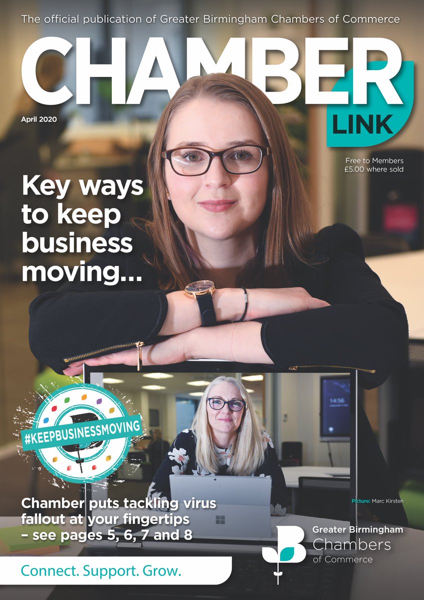 ThePaulFaulkner's tweet photo. Massive kudos to the @GrBhamChambers press team & @KempsPublishing who have turned around the latest edition of #CHamberlink with #COVID19 updates. Take a bow @_danharrison_ & @jbrookes20. πππ Digital copies now ready to download πhttps://t.co/XSKqjgvvig #keepbusinessmoving https://t.co/LVtvwjCqPM
