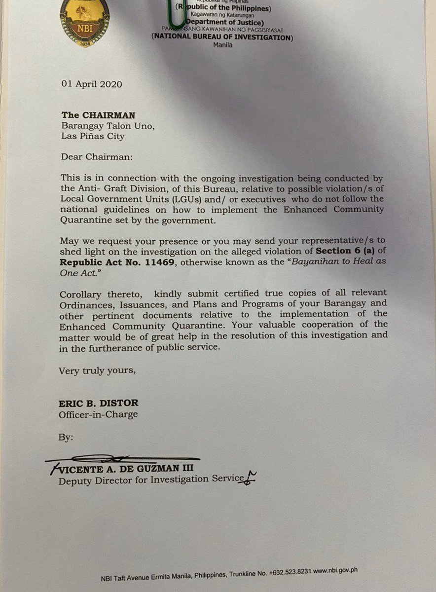 Barangay Letter Sample barangay-letter-sample