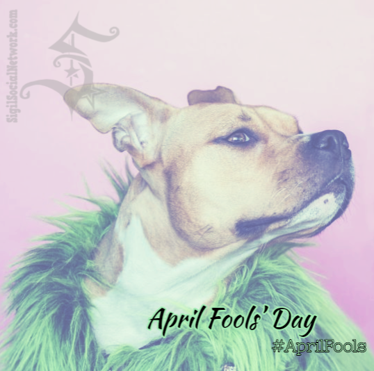 NetworkSigil's tweet photo. #AprilFools Day is an annual custom on April 1, consisting of practical jokes and hoaxes. #aprilfoolsday #foolsday #sigilvidep #sigilsocialnetwork #sigil #hahafunny https://t.co/hB5DppvMm6