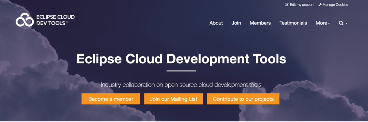 Eclipse Codewind (@eclipsecodewind) on Twitter photo #codewind is proud member of the <a href="/EclipseFdn/">Eclipse Foundation</a> Cloud Development Working Group. Find out more on how the group is looking to evolve standards and tooling for cloud development on their new website #ECDTools ecdtools.eclipse.org #codewind is proud member of the <a href="/EclipseFdn/">Eclipse Foundation</a> Cloud Development Working Group. Find out more on how the group is looking to evolve standards and tooling for cloud development on their new website #ECDTools ecdtools.eclipse.org